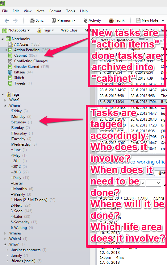 evernote task management