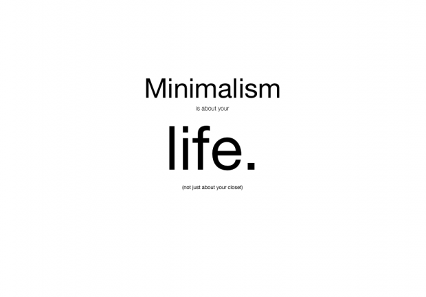 Minimalism (Added to notion)