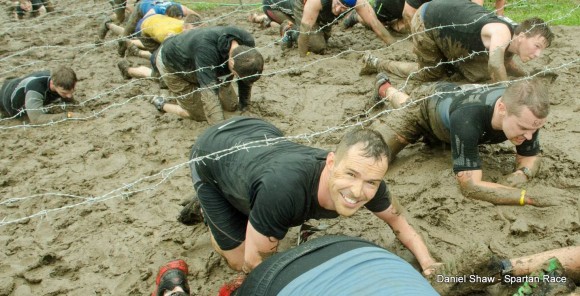 Mud crawling at the Spartan Race